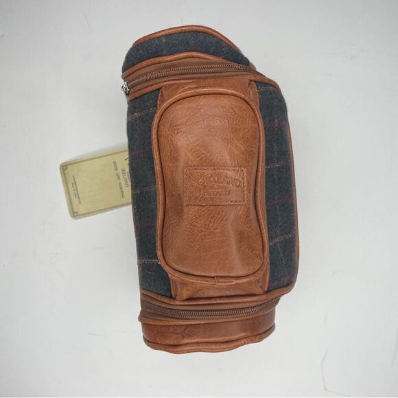 Portland Irish Tartan Plaid Mens Golf Washbag NWT - Picture 3 of 16